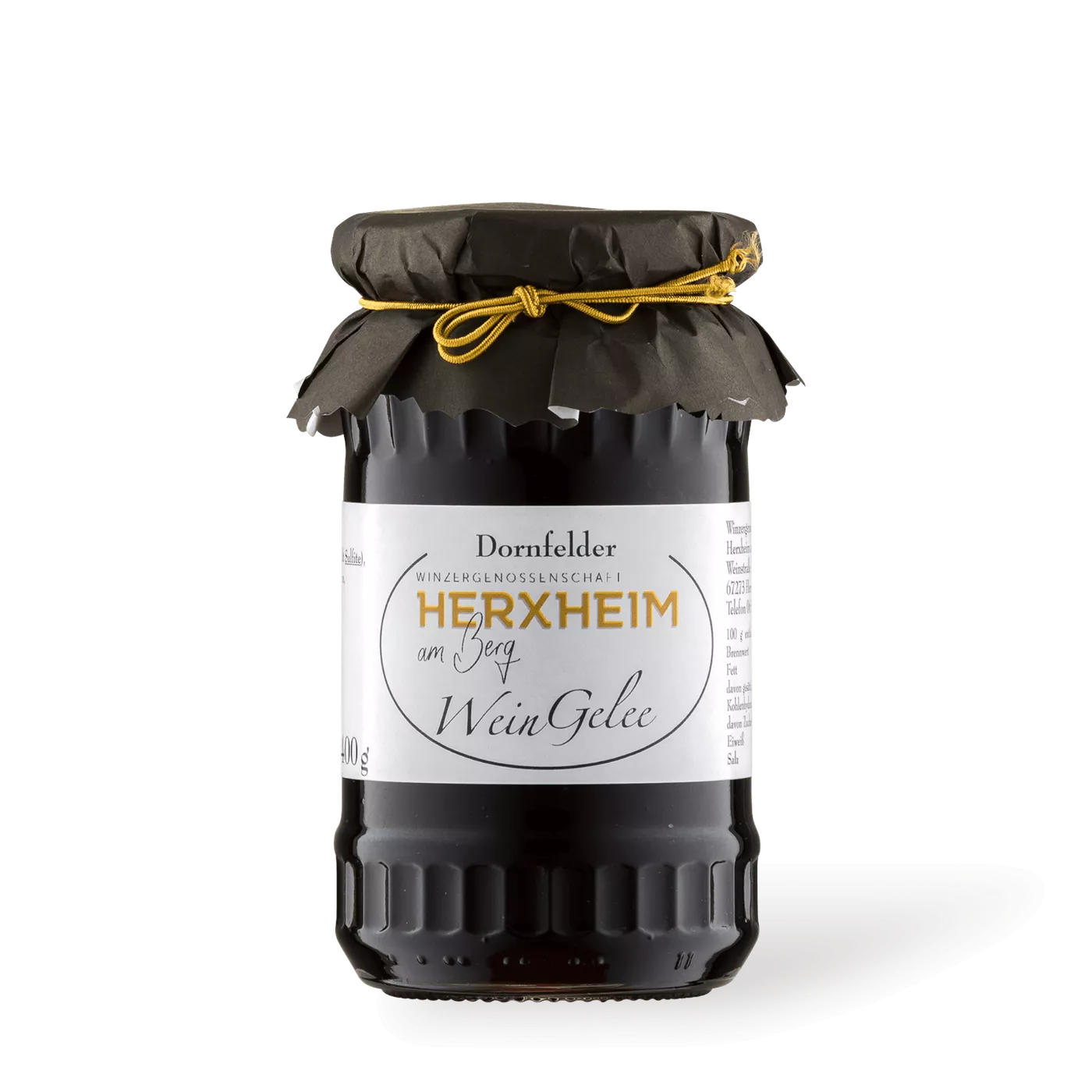 Abbildung des Produktes: Wein Gelee Dornfelder 400g - 72